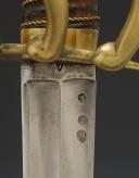 Photo 5 : SABRE DE CUIRASSIERS, modèle An XI, Premier Empire. 30368