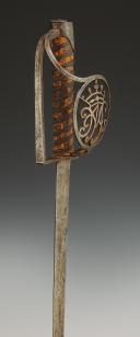 Photo 5 : SABER IN THE STYLE OF GENDARMERIE WEAPONS, attributed to Marquis J.M. de GODIN, END OF THE REIGN OF LOUIS XVI, around 1787-1789. 33012R