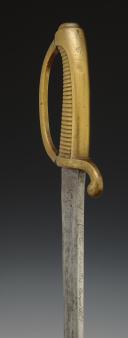 Photo 6 : INFANTRY TROOP SABER known as "briquet" An XI model, signed Versailles, Restoration. 29287