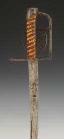 Photo 6 : SABER IN THE STYLE OF GENDARMERIE WEAPONS, attributed to Marquis J.M. de GODIN, END OF THE REIGN OF LOUIS XVI, around 1787-1789. 33012R