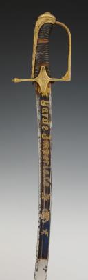 Photo 10 : OFFICER'S SABER OF THE FOOT GRENADIERS OF THE IMPERIAL GUARD, First Empire, 1804-1814. 32555-1