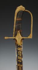 Photo 11 : OFFICER'S SABER OF THE FOOT GRENADIERS OF THE IMPERIAL GUARD, First Empire, 1804-1814. 32555-1