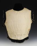 Photo 12 : BLACK MUSKETEER BODICE (2nd company) OF THE KING'S MILITARY HOUSEHOLD, model 1814, Restoration period. 29234