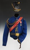 UNIFORM OF A LANCER OFFICER OF THE IMPERIAL GUARD IN SMALL DRESS, model 1856, Second Empire. 26893