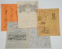 LOT DE CINQ DOCUMENTS SUR DES FOURNITURES POUR SAPEURS-POMPIERS, Troisième République. 27240-13
