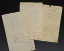 Garde Impériale. CHASSEURS À PIED. Trois documents : une demande pour un changement de Corps du Caporal Hubert MICHAUD (1808), une facture et un certificat de blessure (1811). 18907-19