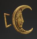 Cavalry officer's gorget crescent, Consulate - First Empire. 33660.