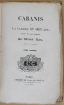Photo 2 : WILIBALD (Alexis) - " Cabanis, ou la Guerre de Sept ans " - 1 Tome - Paris - 1831