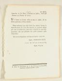 Photo 2 : ARREST DU CONSEIL D'ÉTAT DU ROI, qui supprime un ouvrage ayant pour titre : Essai sur la constitution des Régimens de Chasseurs, etc. Du 28 juillet 1786. 3 pages