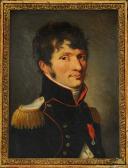 Photo 2 : BOILLY Louis-Léopold : HUILE SUR TOILE PORTRAIT DU MAJOR DU GÉNIE ÉTIENNE-LOUIS MALUS, Premier Empire, vers 1810.