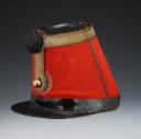 Photo 2 : SHAKO D'OFFICIER D'ÉTAT-MAJOR DU 1er RÉGIMENT DE CHASSEURS À CHEVAL, modèle 1848, Deuxième République, Présidence de Louis-Napoléon Bonaparte. 27001