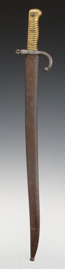 Photo 2 : CHASSEPOT BAYONET SABER, model 1866, Third Republic. 28675R
