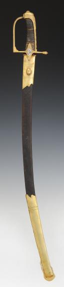 Photo 2 : OFFICER'S SABER OF THE FOOT GRENADIERS OF THE IMPERIAL GUARD, First Empire, 1804-1814. 32555-1