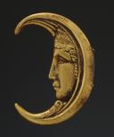 Photo 2 : Cavalry officer's gorget crescent, Consulate - First Empire. 33660.