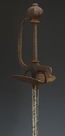 Photo 3 : MILITARY IRON SWORD, Late 17th - early 18th century, reigns of Louis XIII and Louis XIV. 25893AJC