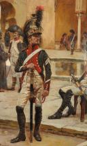 Photo 3 : ORANGE MAURICE - DRAGON CONSULAT : Huile originale sur bois, XXème siècle. 33565