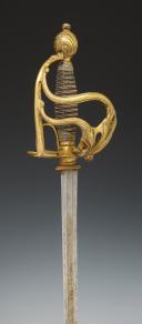 Photo 4 : GREAT SWORD OF THE GENDARMES OF THE KING'S MILITARY HOUSEHOLD, model 1762, Former Monarchy (1762-1787). 30084.