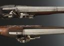 Photo 4 : PAIRE DE PISTOLETS D'ARÇON - Toscane Emilie. Dernier quart du 17ème siècle, règne du grand-duc est Cosme III de Médicis; vers 1680. 34608