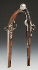 Photo 5 : PAIRE DE PISTOLETS D'ARÇON - Toscane Emilie. Dernier quart du 17ème siècle, règne du grand-duc est Cosme III de Médicis; vers 1680. 34608
