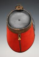 Photo 6 : SHAKO D'OFFICIER D'ÉTAT-MAJOR DU 1er RÉGIMENT DE CHASSEURS À CHEVAL, modèle 1848, Deuxième République, Présidence de Louis-Napoléon Bonaparte. 27001