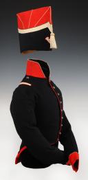 Photo 6 : POLICE CAP AND HUSSAR KURTKA BELONGING TO THE NATIONAL GUARD, once owned by Mr. LAMEIGNERE, July Monarchy. 31666C