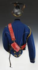 Photo 7 : UNIFORME D'OFFICIER DE LANCIERS DE LA GARDE IMPÉRIALE EN PETITE TENUE, modèle 1856, Second Empire. 26893