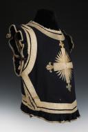 Photo 8 : BLACK MUSKETEER BODICE (2nd company) OF THE KING'S MILITARY HOUSEHOLD, model 1814, Restoration period. 29234