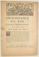 Photo 1 : ORDONNANCE DU ROI, concernant l'Infanterie françoise. Du 10 décembre 1762. 42 pages