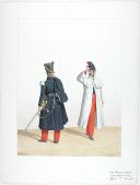 1822. Chasseurs à Cheval. Officier, Trompette (1er Régiment - de l'Allier).