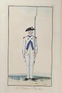 Photo 1 : Nicolas Hoffmann, Régiment d'Infanterie (Royal-Auvergne) au règlement de 1786.