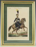 Photo 1 : MARTINET : Troupes françaises, planche 281, officier du 8ème Régiment de Lanciers, Premier Empire.