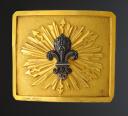 BELT PLATE OF THE CHEVAU-LÉGERS OF THE KING'S MILITARY HOUSEHOLD, model 1814, Restoration period (1814-1815). 29986
