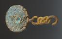 BELT LOOP FOR OFFICER'S SWORD OF INFANTRY HUNTERS, model 1845, Second Empire. 10861-10
