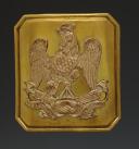 PLAQUE DE CEINTURON D'OFFICIER D'INFANTERIE, modèle 1848, Deuxième République, Présidence de Louis-Napoléon Bonaparte, 1848-1852. 27723