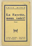 DUMUR (Louis) – " La Fayette nous voici "