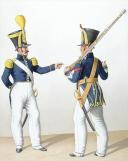 Photo 2 : 1822. Infanterie de Ligne.  Voltigeur, Caporal de Chasseurs