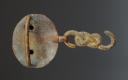 Photo 2 : BELT LOOP FOR OFFICER'S SWORD OF INFANTRY HUNTERS, model 1845, Second Empire. 10861-10