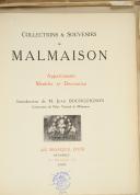 Photo 3 : MALMAISON. Collection et souvenirs.