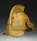 Photo 3 : CASQUE DE SAPEURS-POMPIERS DE LA COMMUNE DE SAINT PIERRE DE CH., type 1885 dit Campagnard, Troisième République. 25454