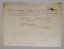 Photo 3 : Condé's Army. Bourbon Grenadiers Regiment. REQUEST FOR THE CROSS OF SAINT-LOUIS ON BEHALF OF CHARLES COULAUX, March 22, 1801. 18913-25