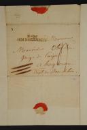 Photo 3 : German Army. AUTOGRAPH LETTER SIGNED BY BAUDOT TO HIS WIFE, Sonnenbourg on the Oder, April 12, 1812. 18855-11