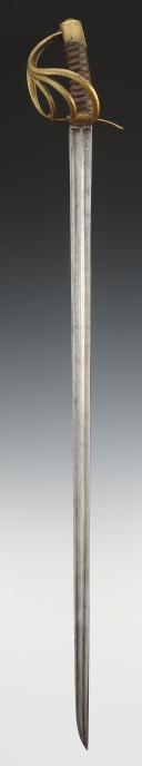 Photo 3 : SABRE DE CUIRASSIERS, modèle an XI, provenant du champ de bataille de Waterloo, Premier Empire. 33947