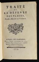 Photo 8 : TRAITÉ DE L'ATTAQUE DES PLACES PAR M. LE MARÉCHAL DE VAUBAN 1779. DEUX TOMES