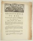 Photo 1 : ORDONNANCE DU ROI, concernant les régimens de Hussards. Du 21 décembre 1762. 16 pages