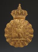PLAQUE DE POITRAIL TROUPE DES CUIRASSIERS DE LA GARDE IMPÉRIALE, modèle 1854, Second Empire. 31201