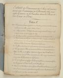 SERVICE DES PLACES. Extraits de l'Ordonnance du 1er Mai 1768, ...