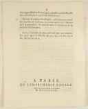 Photo 2 : ORDONNANCE DU ROI, concernant la Compagnie des Gardes de la Porte. Du 8 avril 1779. 6 pages