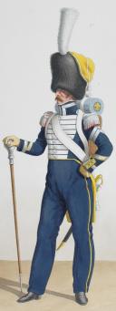 Photo 2 : 1830. Garde Royale. Infanterie (6e Régiment). chef de Musique. Caporal-Tambour.