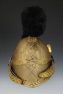 Photo 2 : CASQUE DE SAPEURS-POMPIERS DE LA COMMUNE DE DROSNAY, type 1852, Second Empire. 25494