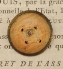Photo 2 : BOUTON D'OFFICIER DE LA GARDE NATIONALE, Révolution. 30291